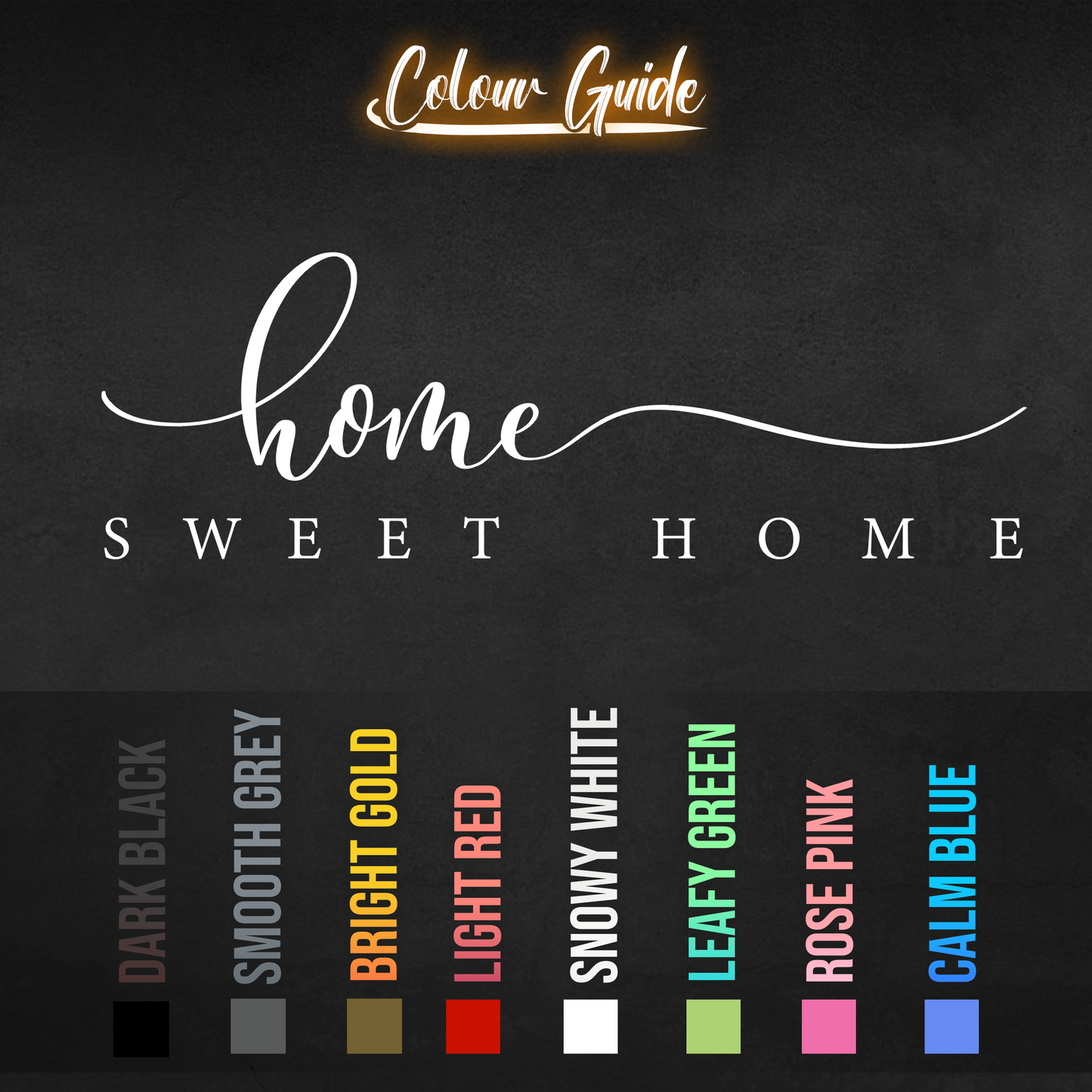 Home Sweet Home Wall Sticker Decal