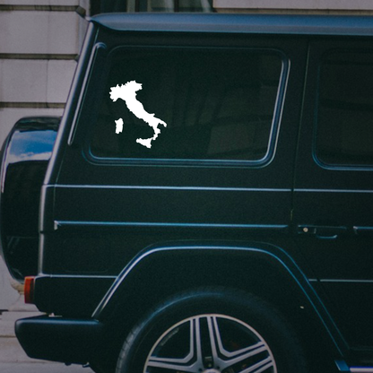Italy Map Car Sticker Decal