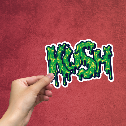 Kush Weed Large Sticker