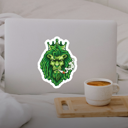 Weed Lion Large Sticker