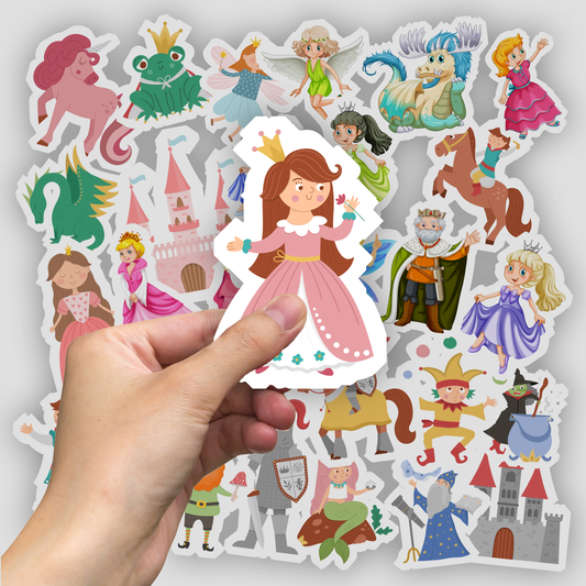 30Pc Princess Stickers Kids