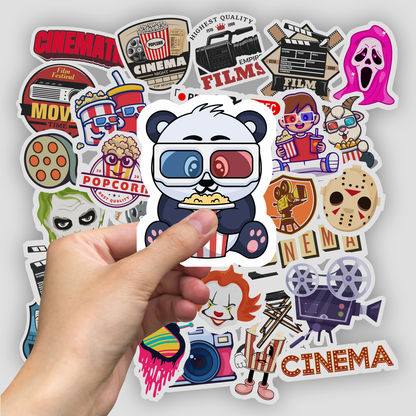 50Pc Movie Sticker Bomb