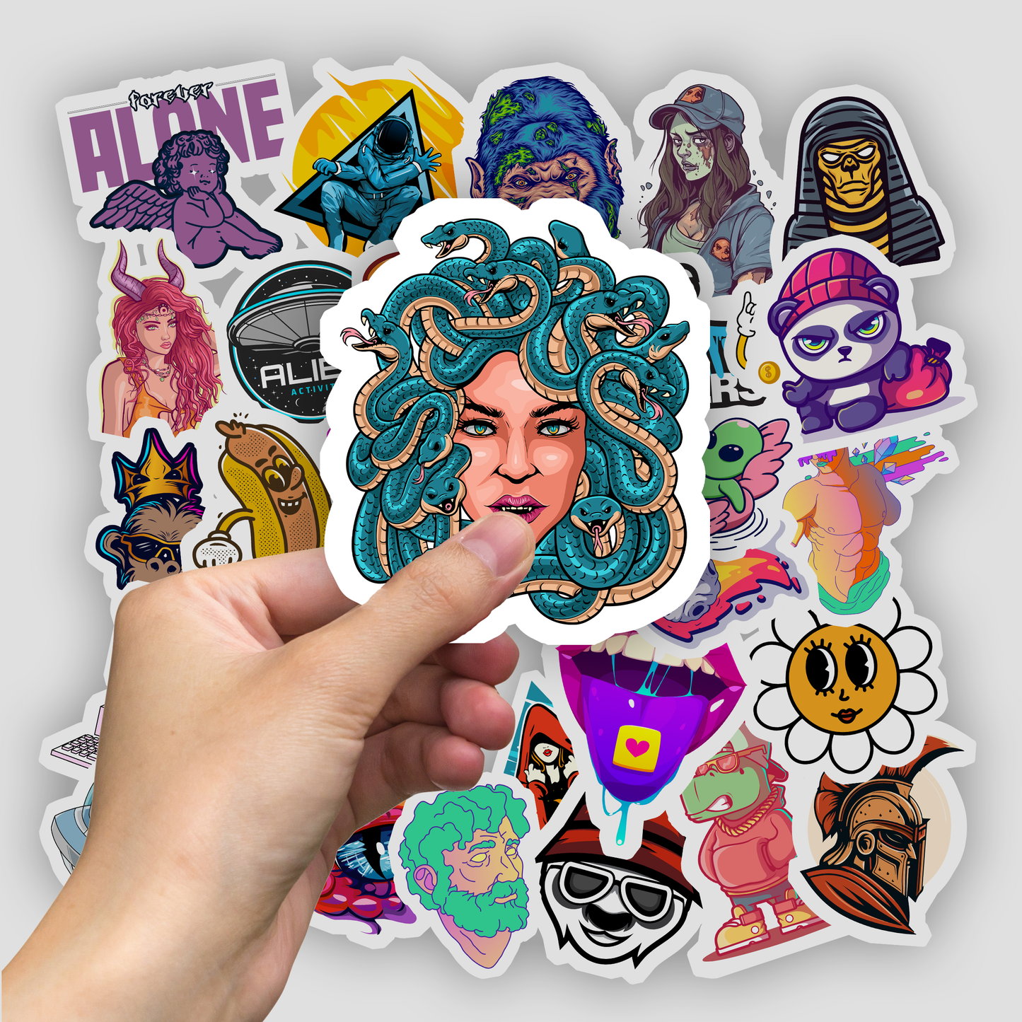 100Pc Stylish Sticker Bomb