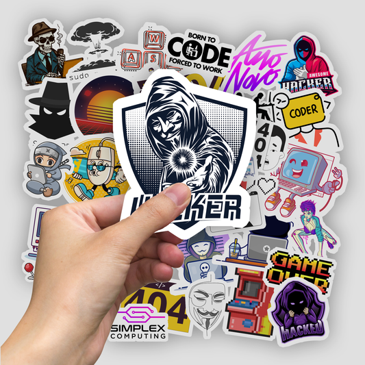 50Pc Coding Sticker Bomb