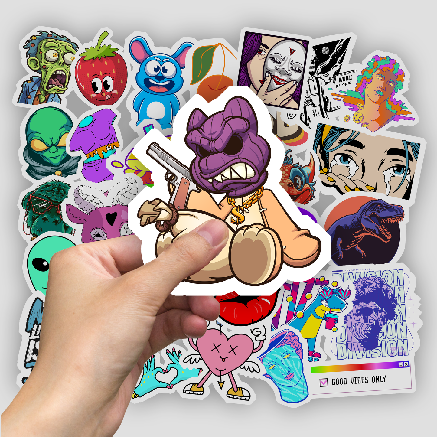 50Pc Funky Sticker Bomb