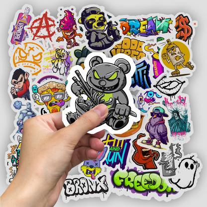 50Pc Graffiti Sticker Bomb