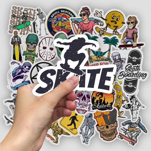 50Pc Skater Sticker Bomb