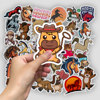 50Pc Horse Sticker Bomb