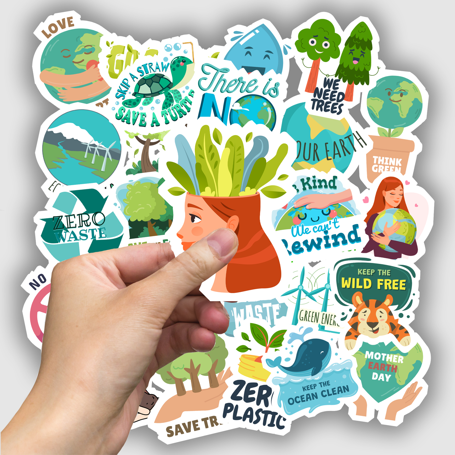 25Pc Eco-Friendly Sticker Bomb