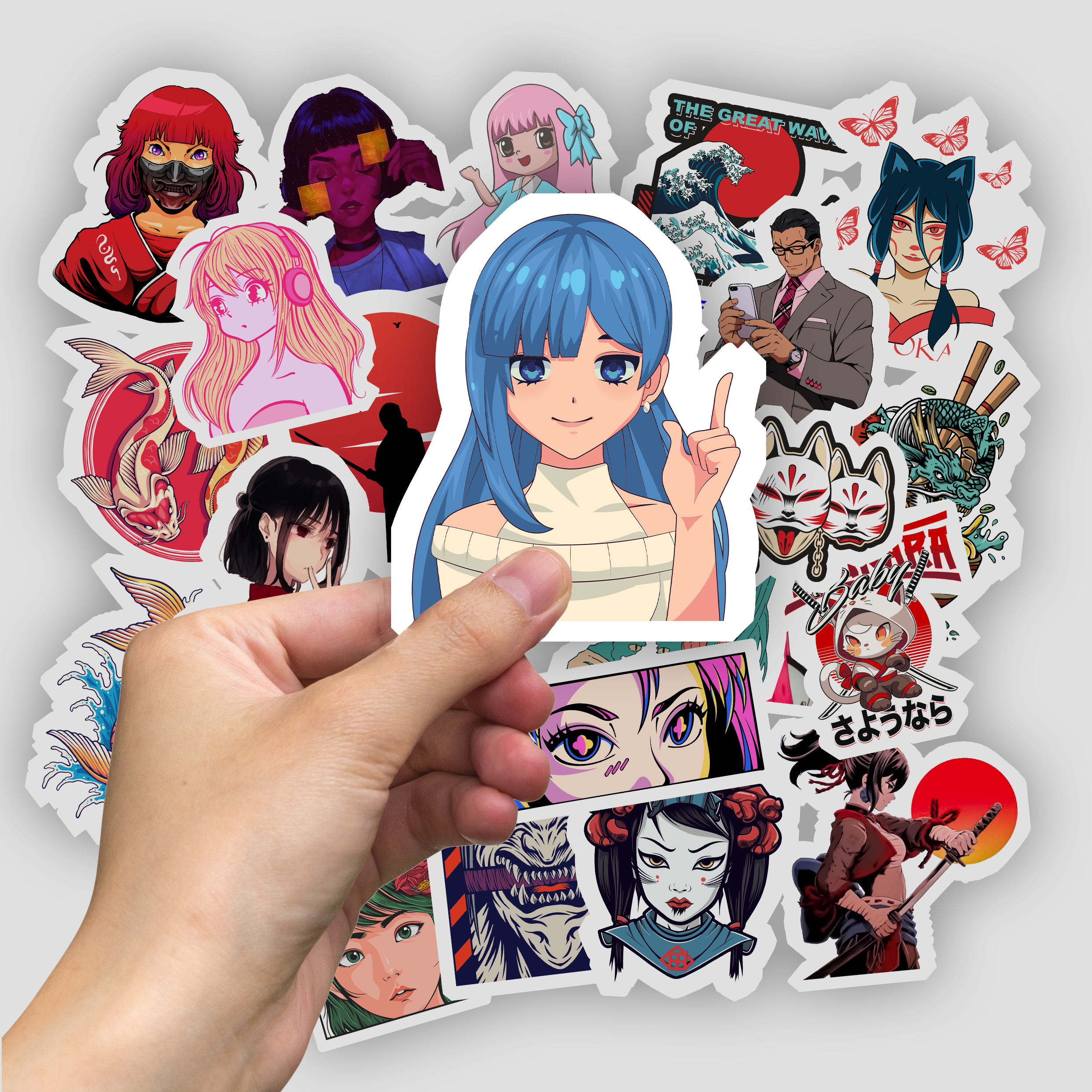 25Pc Anime Sticker Bomb