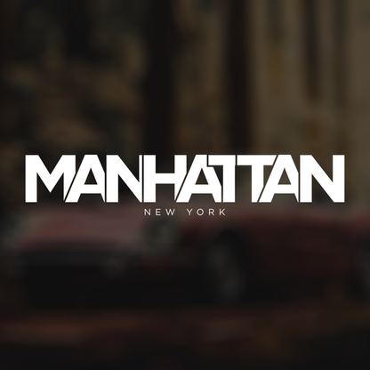 Manhattan New York Car Sticker Decal
