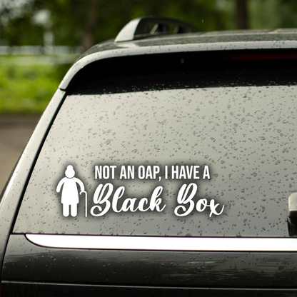 Black Box OAP Car Decal