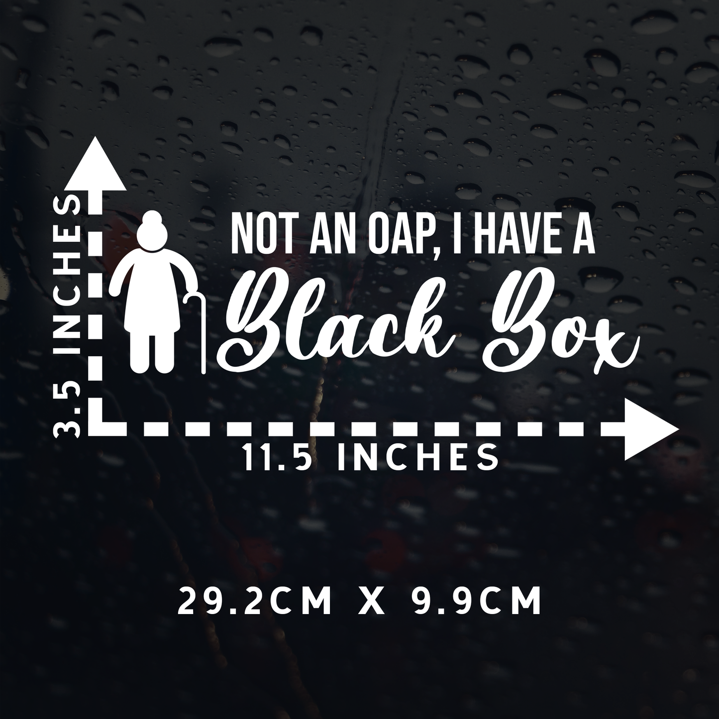 Black Box OAP Car Decal