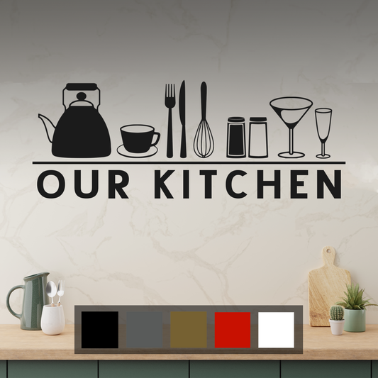 Our Kitchen Wall Sticker Decal