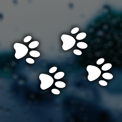 Cute Paws Car Sticker Decal