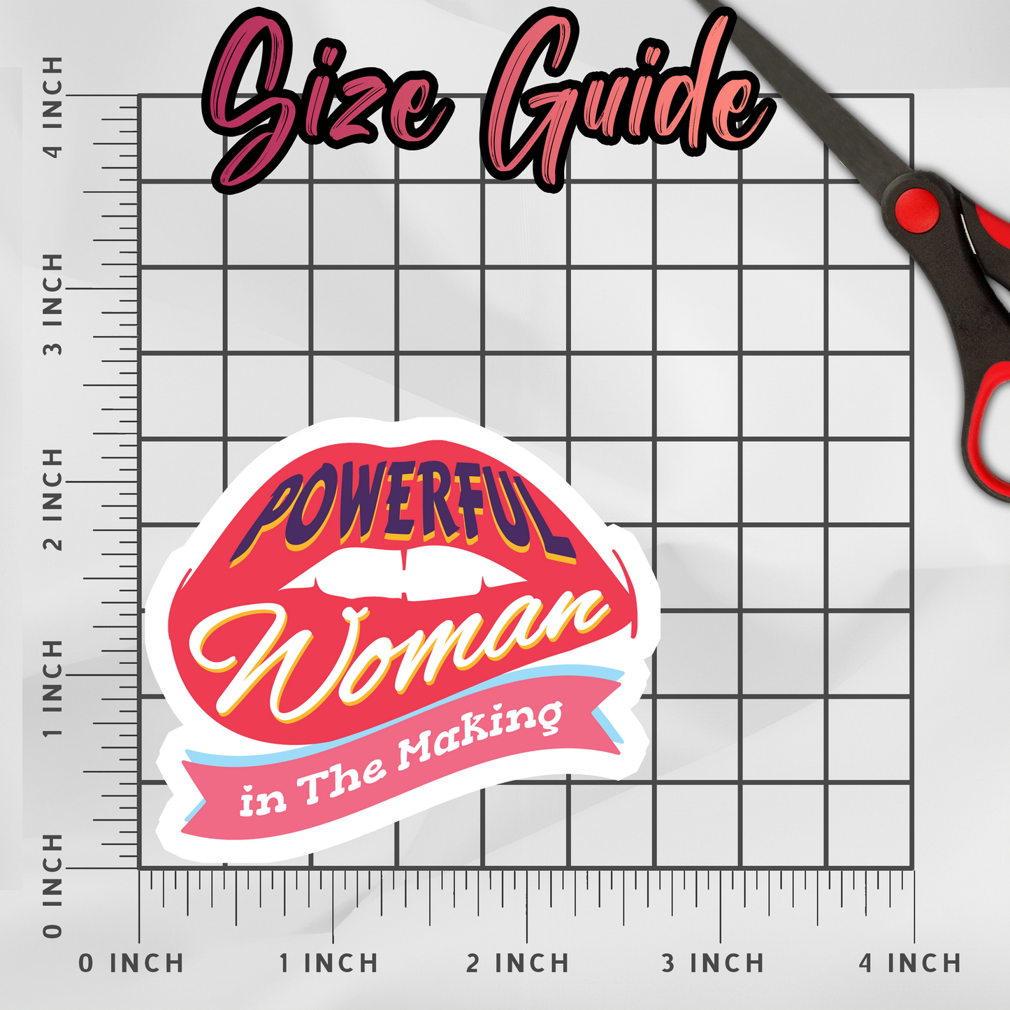 Woman's Power Large Sticker