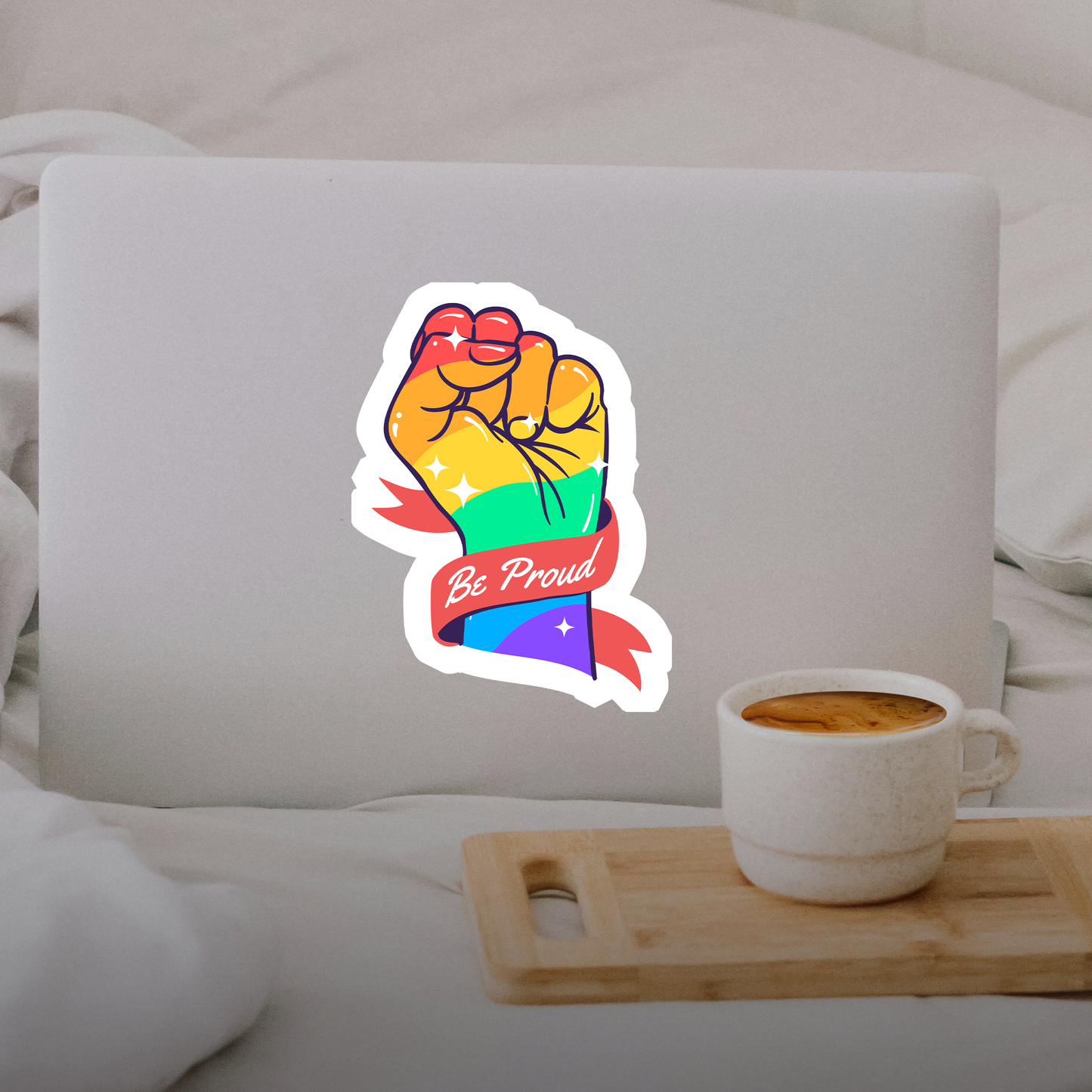 Be Proud LGBTQ Large Sticker
