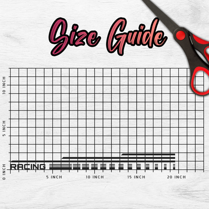 Racing Lines Sports Car Decal