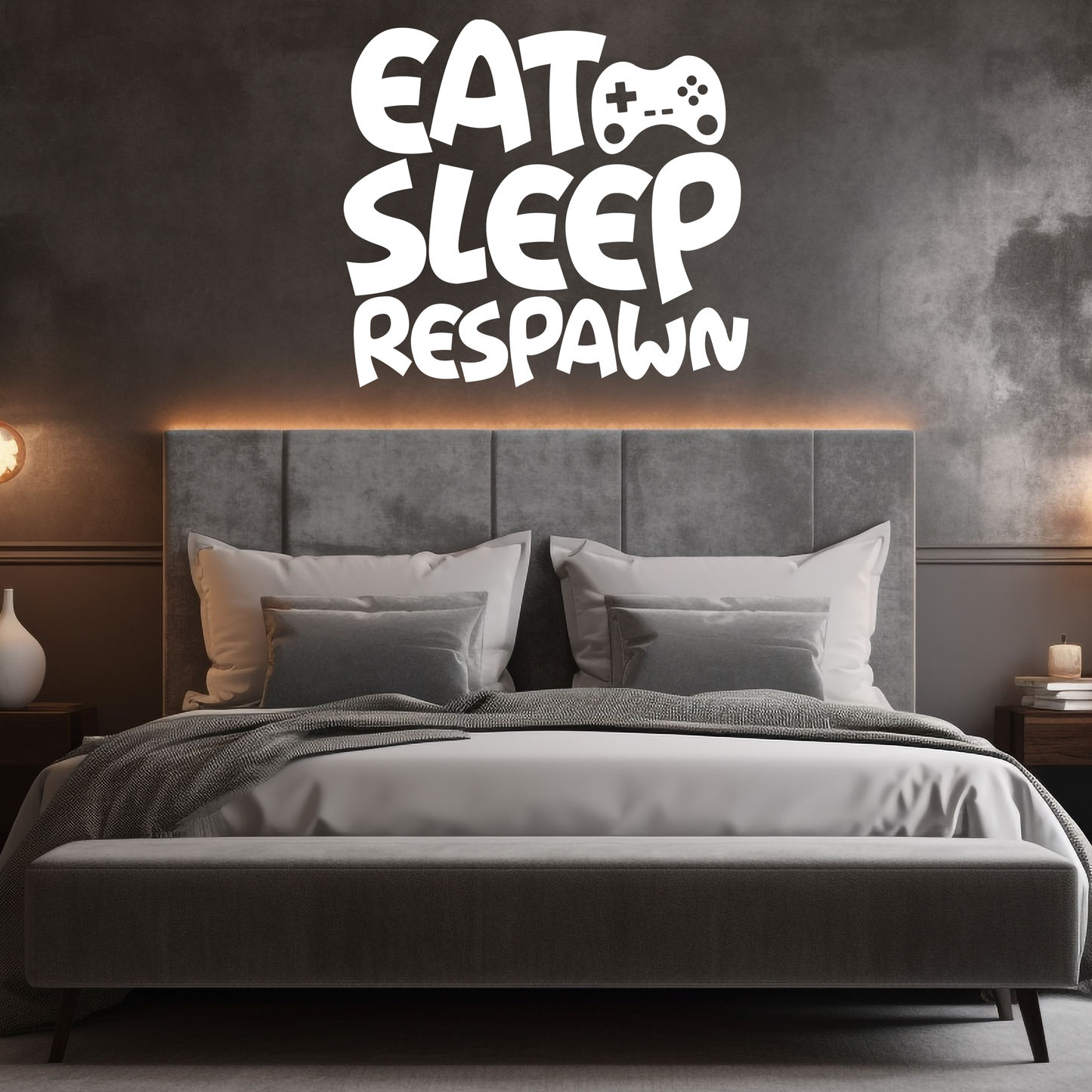 Eat Sleep Respawn Wall Sticker Decal