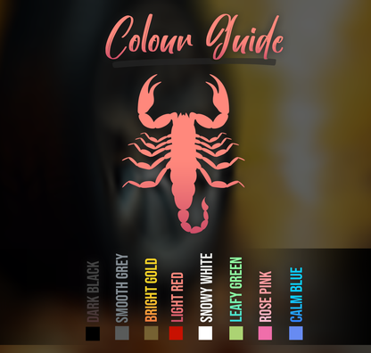 Scorpion Car Sticker Decal
