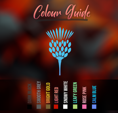 Scottish Thistle Car Sticker Decal