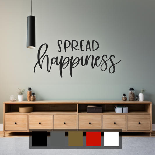 Spread Happiness Wall Sticker Decal