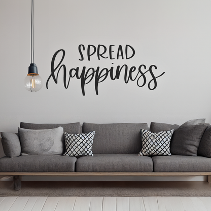 Spread Happiness Wall Sticker Decal