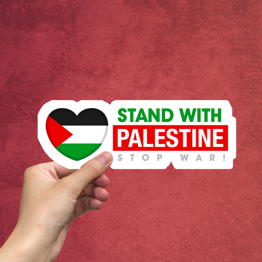 Stand With Palestine Large Sticker