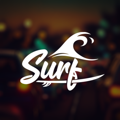 Surf Wave Car Sticker Decal