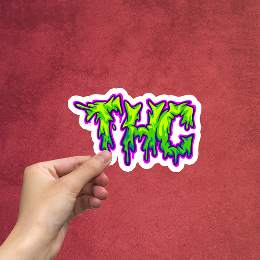 THC Weed Large Sticker