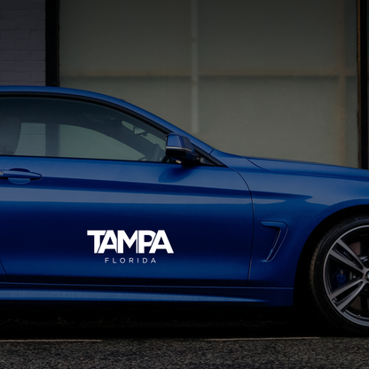 Tampa Florida Car Sticker Decal
