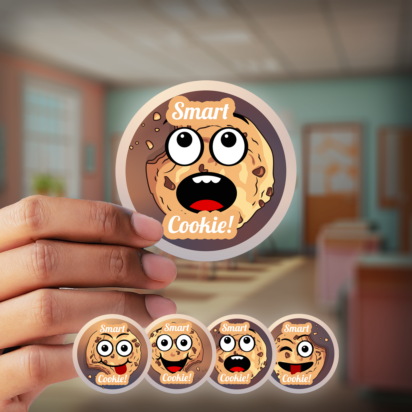 Choclate Scented Cookie Award Stickers