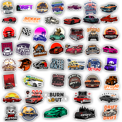 50Pc Car Sticker Bomb