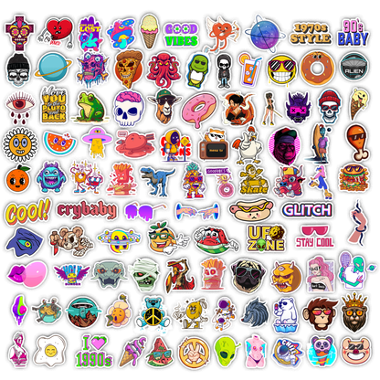 100Pc Super Sticker Bomb