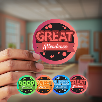 Attendance Award Stickers