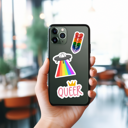 50Pc LGBTQ Girls Sticker Bomb