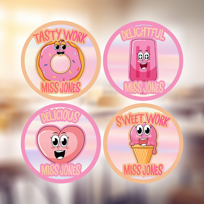 Sweets Personalised Teacher Stickers