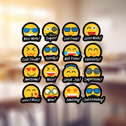 Smiley Faces Award Stickers