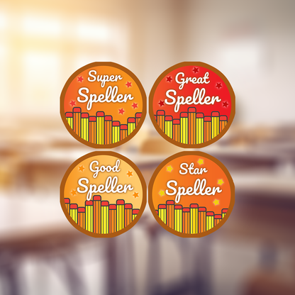 Spelling Award Stickers