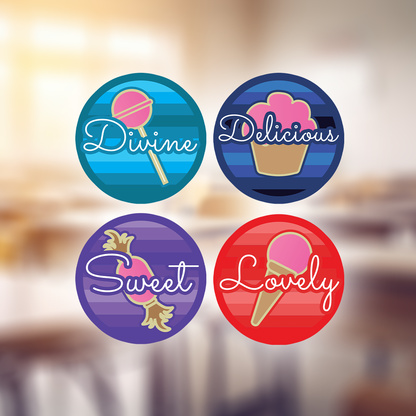 Sweet Scented Candy Award Teachers Stickers