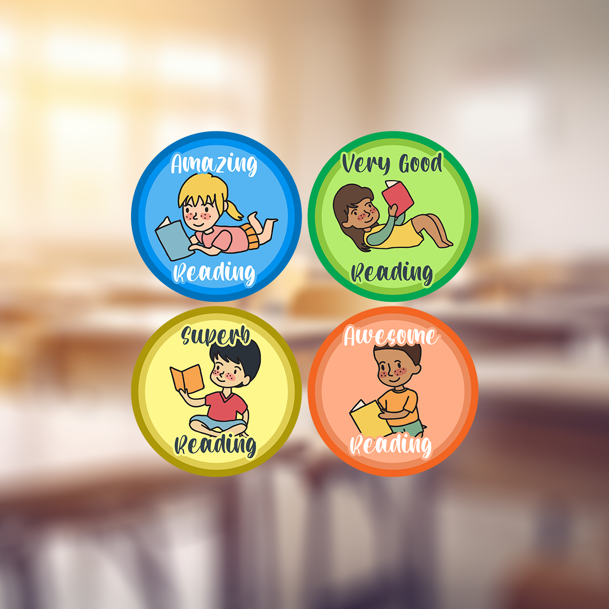 Reading Award Stickers