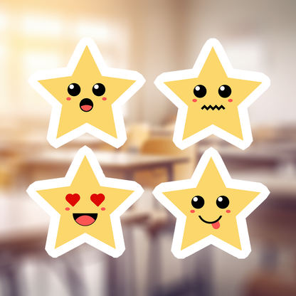 Cute Stars Award Stickers