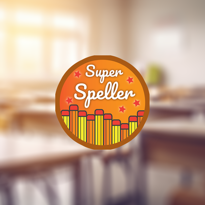 Spelling Award Stickers