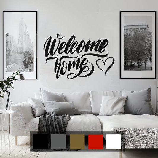 Welcome Home Wall Sticker Decal