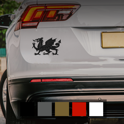 Welsh Dragon Car Sticker Decal