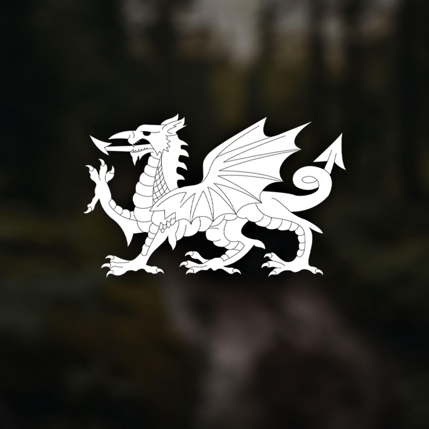 Welsh Dragon Car Sticker Decal