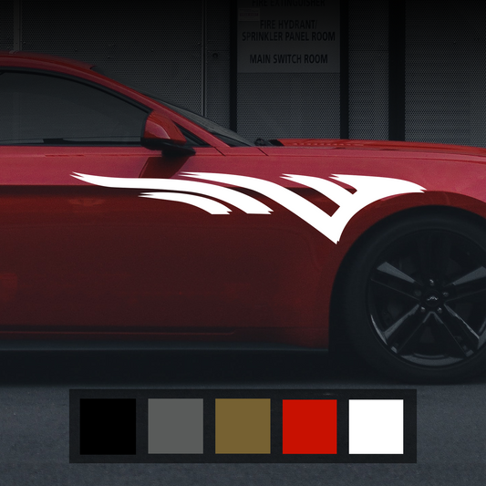 Wheel Line Sports Car Decal